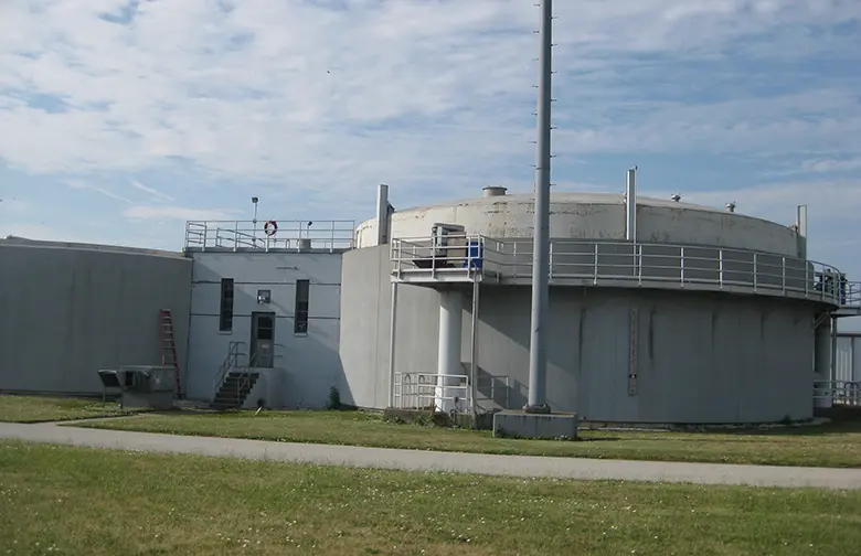 Exterior view of a Combined Heat and Power (CHP)system